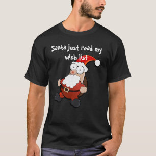 Schockierter Weihnachtsmann Weihnachten T-Shirt