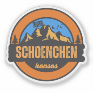 Schoenchen, Kansas Aufkleber
