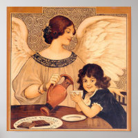 Schokolade Angel Französische Antike