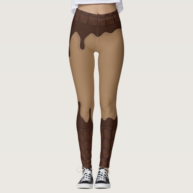 Schokolade-Bar Leggings (Vorderseite)