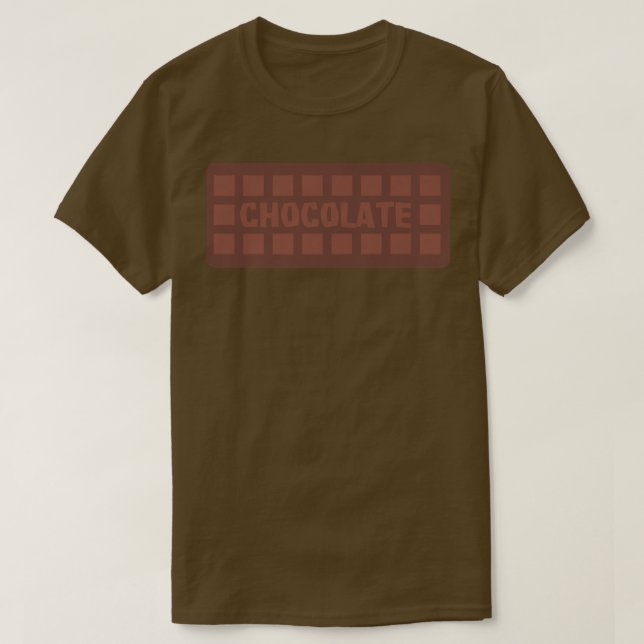 Schokolade Bar Milk Cocoa Brownie Backen T-Shirt (Design vorne)