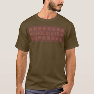 Schokolade Bar Milk Cocoa Brownie Backen T-Shirt