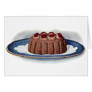 Schokolade Bayerische Creme Vintag Dessert