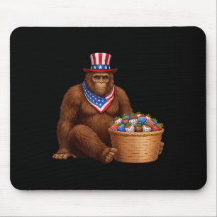Schokolade bedeckt Erdbeeren Bigfoot 4. Juli Mousepad