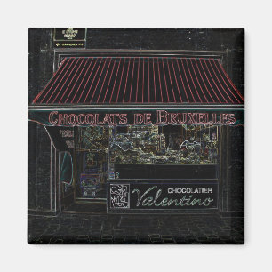 Schokolade, Brüssel, Belgien Magnet