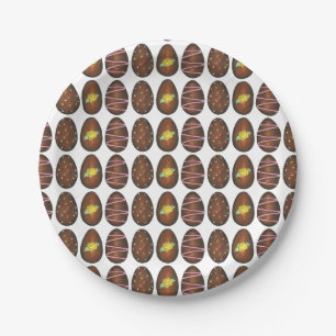 Schokolade Buttercreme Ostereier Creme Candy Pappteller