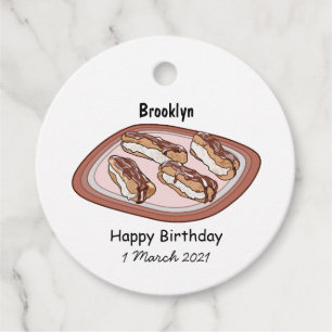 Schokolade Cartoon Illustration Geschenkanhänger
