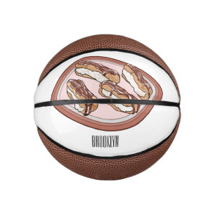 Schokolade Cartoon Illustration Mini Basketball