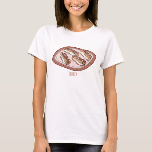 Schokolade Cartoon Illustration T-Shirt