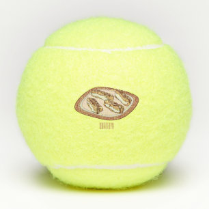 Schokolade Cartoon Illustration Tennisbälle