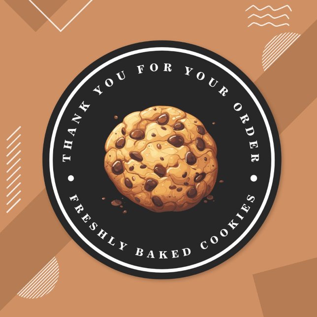 Schokolade Chip Cookie Business Sticker (Von Creator hochgeladen)