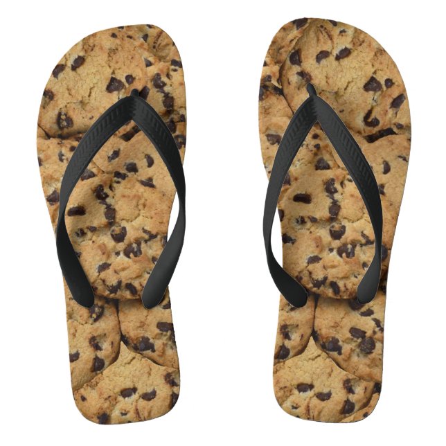 Schokolade-Chip-Cookie-Muster Flip Flops (Fußbett)