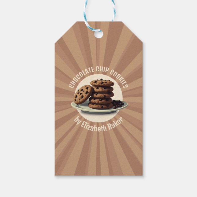 Schokolade Chip Cookies Geschenkanhänger (Vorderseite)