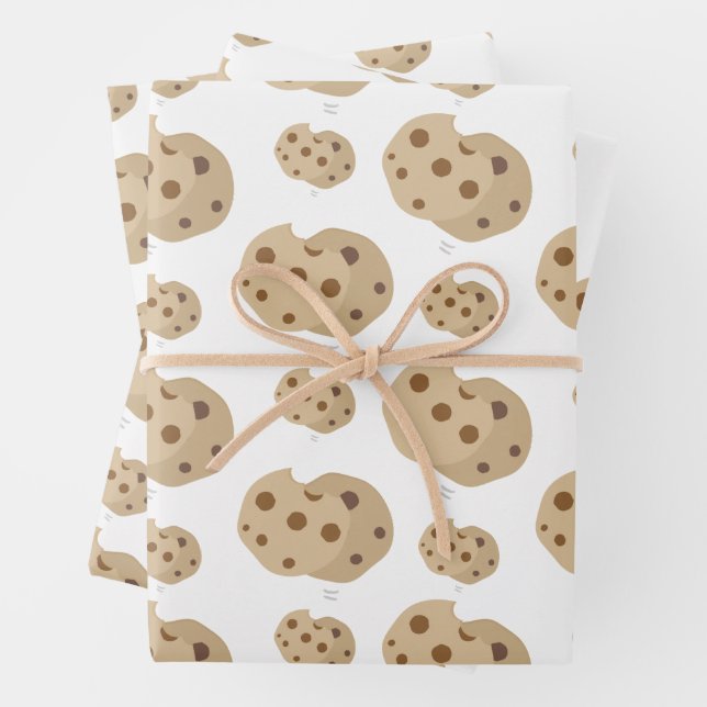 Schokolade Chip Cookies Geschenkpapier Set (Beispiel)