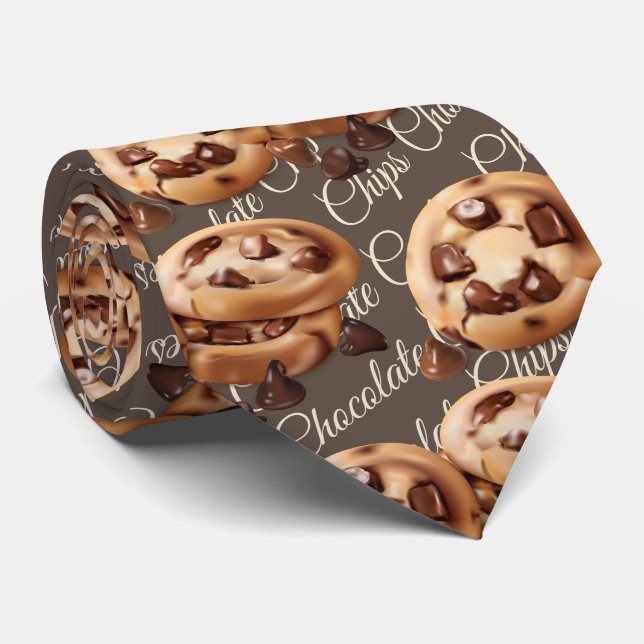 Schokolade Chip Cookies Krawatte (Gerollt)
