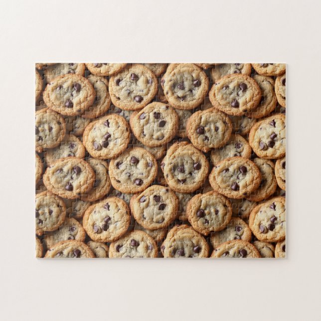 Schokolade Chip Cookies Muster Backen (Horizontal)