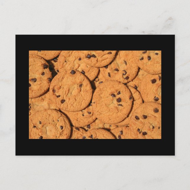 Schokolade Chip Cookies Postkarte (Vorderseite)