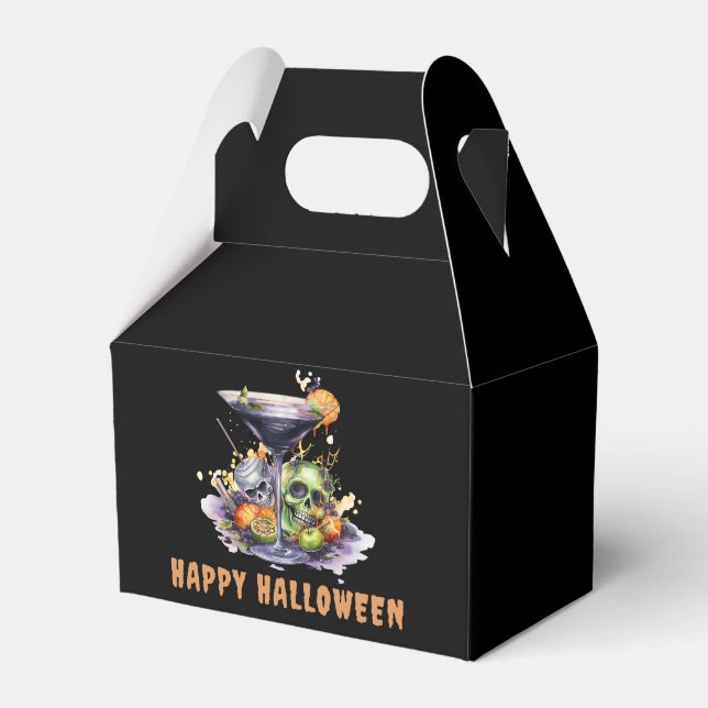 Schokolade Cocktail Halloween-Party Gefälligkeitsb Geschenkschachtel (Vorderseite)