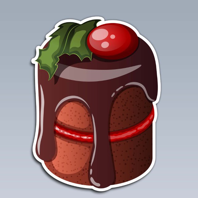 Schokolade Cranberry Mini Cake Aufkleber (Von Creator hochgeladen)