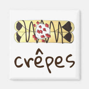 Schokolade Crêpe Pancake Frankreich Französische L Magnet