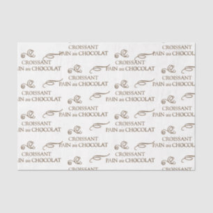 Schokolade Croissant Wrap Seidenpapier