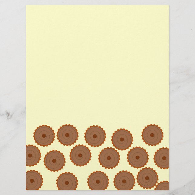 Schokolade Cupcake Muster. (Vorderseite)