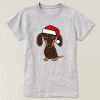 Schokolade Dackel Santa Niedlich Dackel Hund
