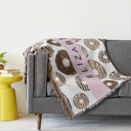 Schokolade Donuts, Karamellabüsse, Icing, Ihr Name Decke