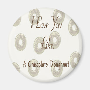 Schokolade Doughnut Magnet