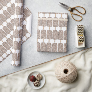 Schokolade Eclair Ice Cream Bars Pop Popsicles Geschenkpapier