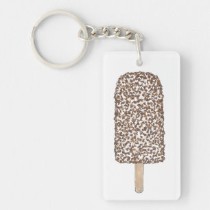 Schokolade Eclair Ice Cream Pop Popsicle Schlüssel Schlüsselanhänger