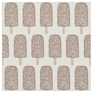 Schokolade Eclair Ice Cream Pop Popsicles Fabric Stoff