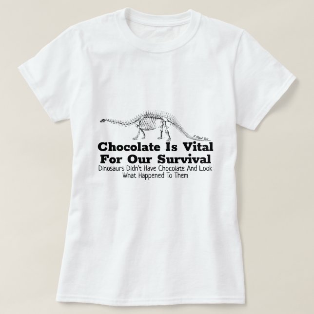 Schokolade - Ein MisterP-Shirt T-Shirt (Design vorne)