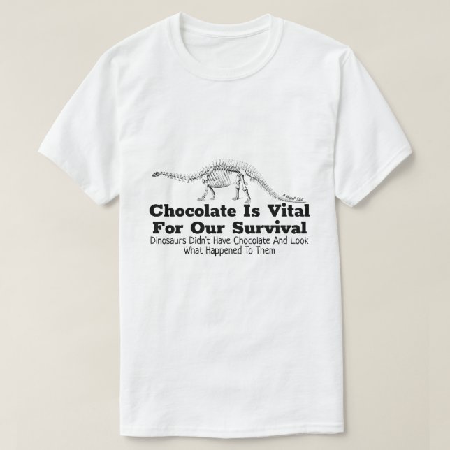 Schokolade - Ein MisterP-Shirt T-Shirt (Design vorne)