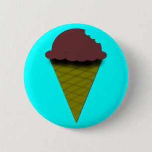 Schokolade Eiscreme Button