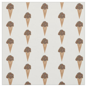 Schokolade-Eiscreme-Gestell Stoff