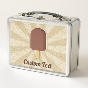 Schokolade Eiscreme-Stick Metal Lunch Box