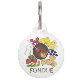Schokolade Fondue Fruchtkuchen Marshmallow Nachtis Haustiermarke