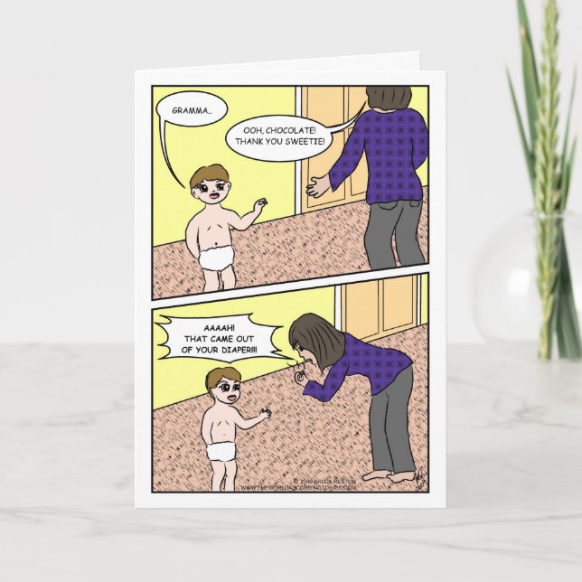 Schokolade für Gramma Karte (Vorderseite)