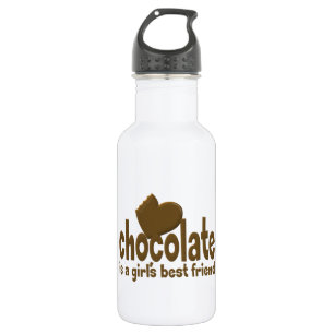 Schokolade Girls bester Freund Trinkflasche