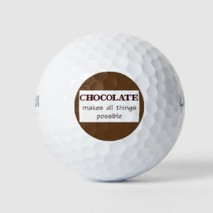 Schokolade Golfball