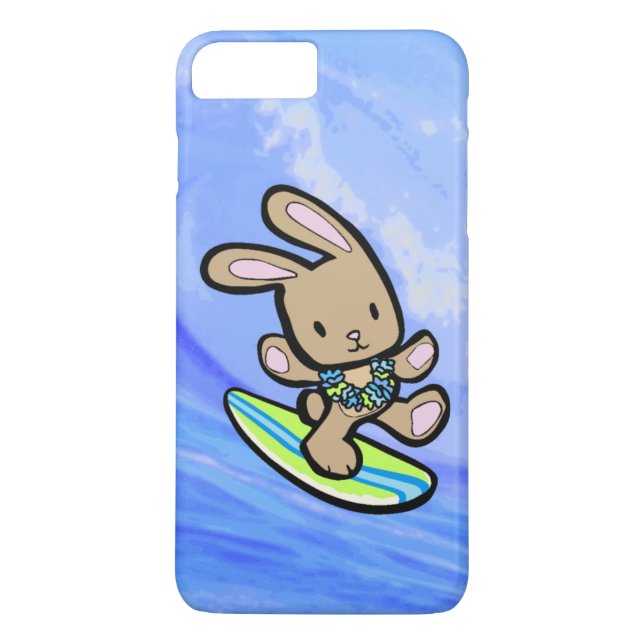 Schokolade Hawaiian Surfbrett Case-Mate iPhone Hülle (Rückseite)