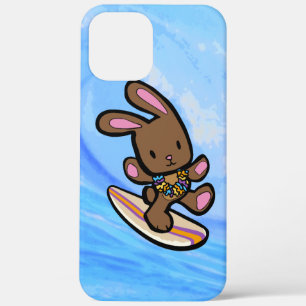 Schokolade Hawaiian Surfing Bunny Lila Case-Mate iPhone Hülle