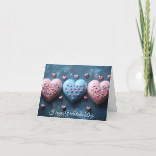 Schokolade Herz Valentins Gruß Feiertagskarte