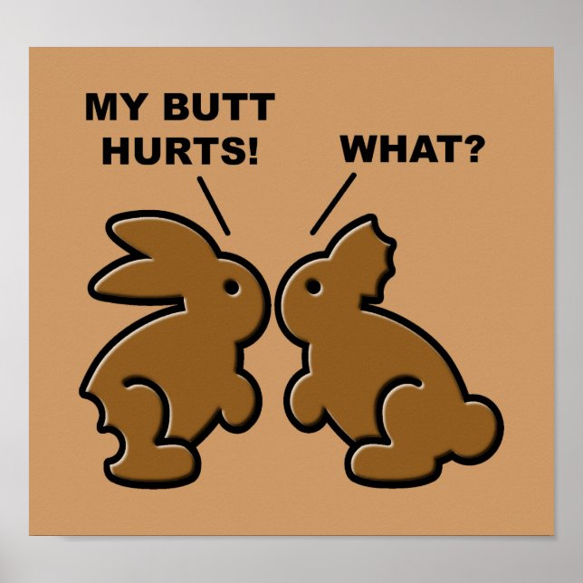 Schokolade Hurts Poster (Vorne)