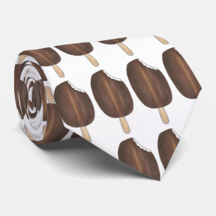 Schokolade Ice Cream Pop Popsicle Print Feinschmec Krawatte