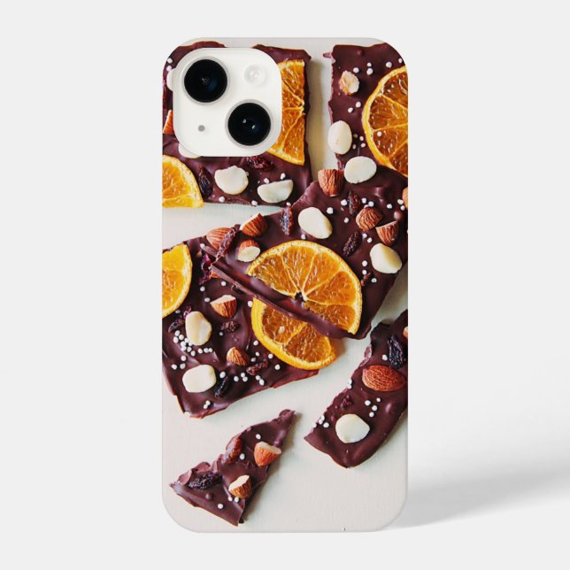 Schokolade iPhone 14 Hülle (Rückseite)