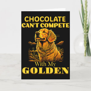 Schokolade kann nicht mit meinem goldenen Valentin Karte