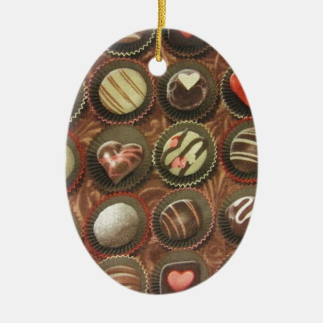 Schokolade Keramikornament (Vorne)