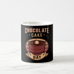 Schokolade Kuchen Tag Süßes Kakao Geschenk Idee Kaffeetasse